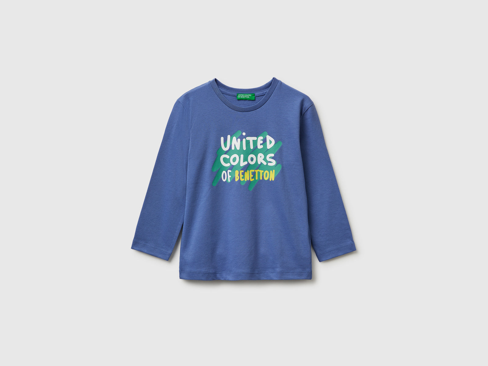 T-shirt com estampa logótipo em algodão orgânico - ucb_image_FS