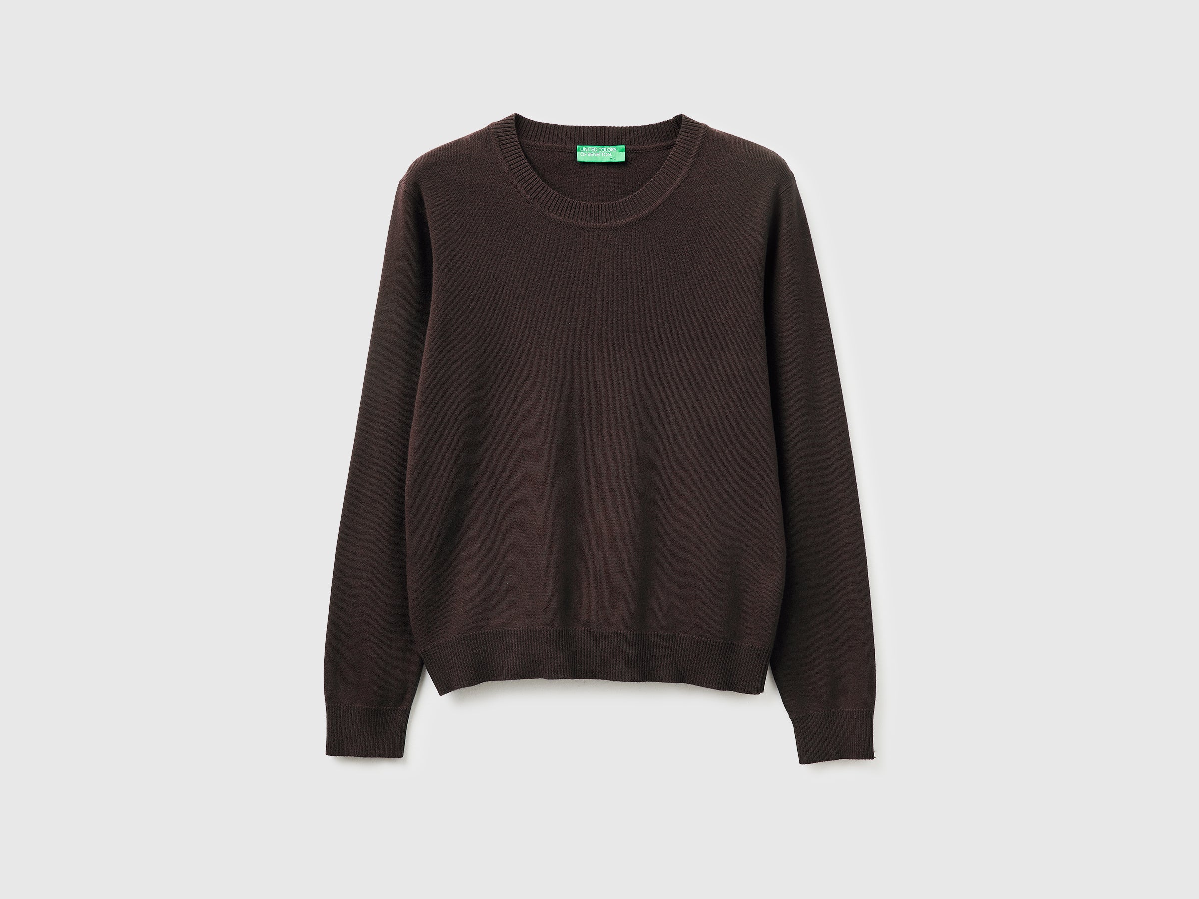 Brown sweater in tricot cotton - ucb_image_FS