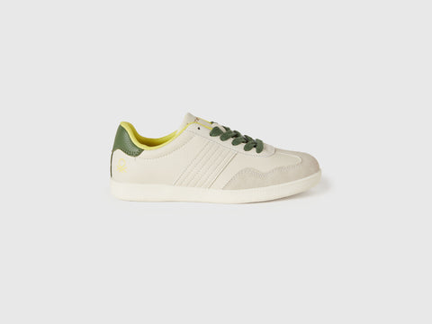 Sneakers em tecido revestido e pele de camurça - ucb_image_FS