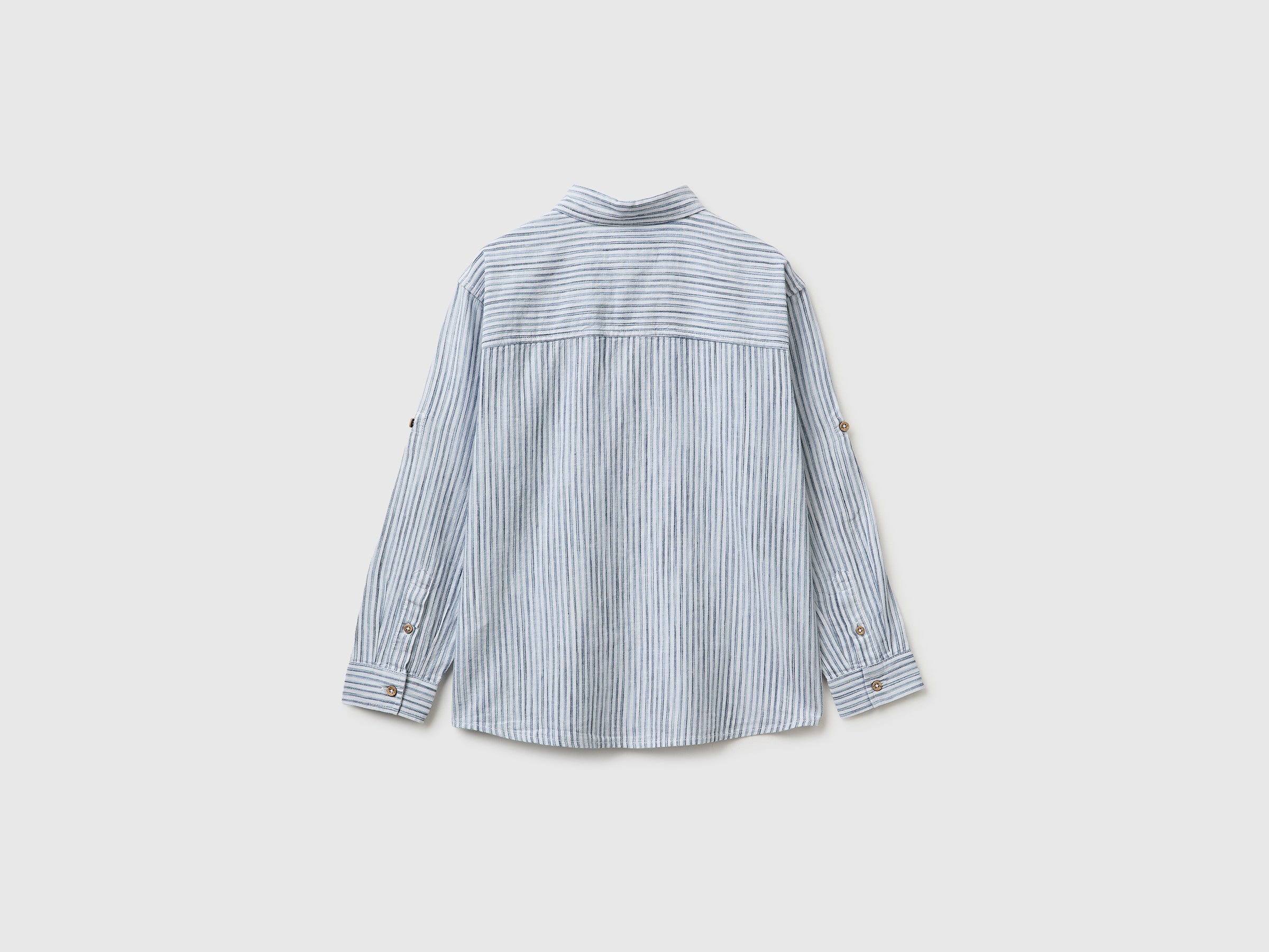 Striped linen blend shirt - ucb_image_BS