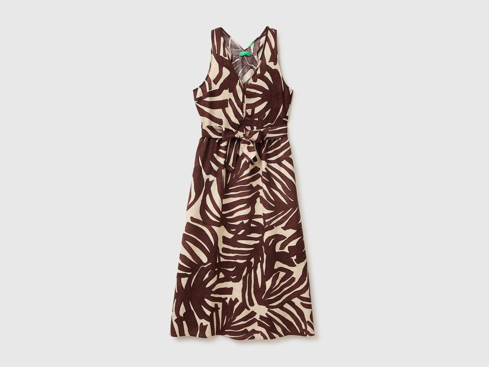 Printed dress in pure linen - ucb_image_FS
