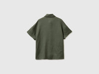 100% linen short-sleeved blouse - ucb_image_BS