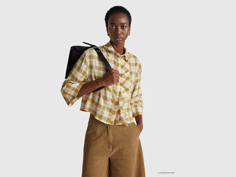 Camisa aos quadrados com folhos - ucb_image_F