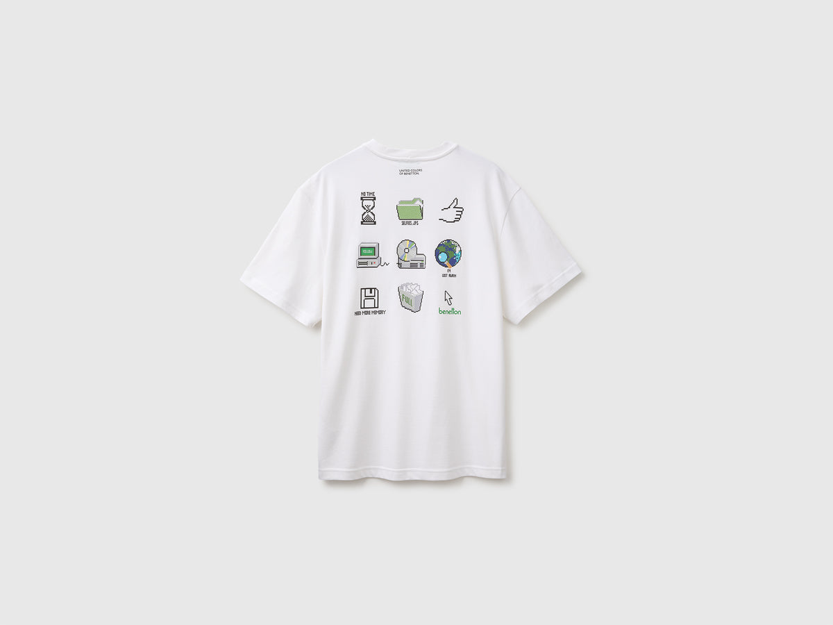 T-shirt relaxed fit com estampa - ucb_image_BS