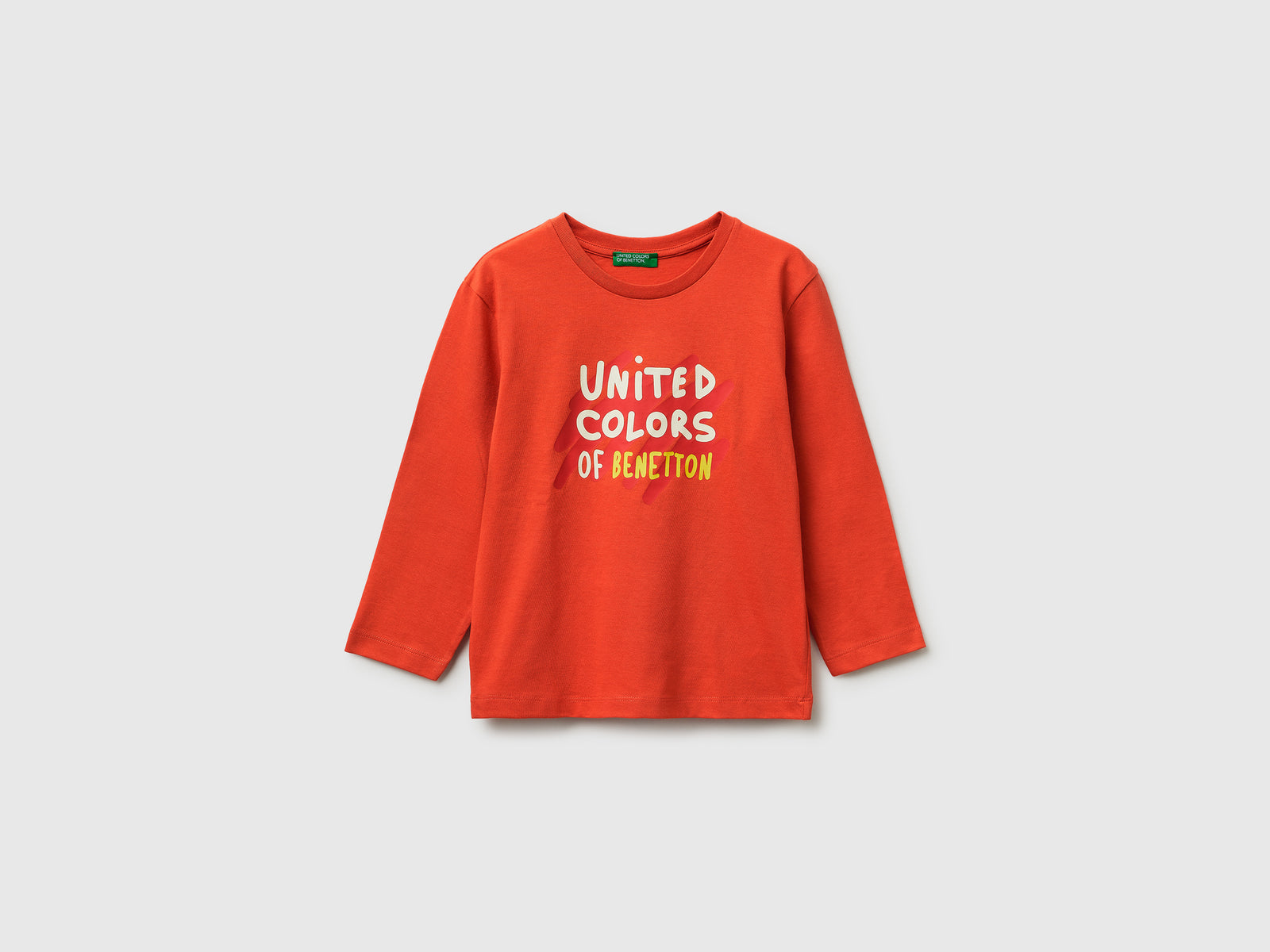 T-shirt com estampa logótipo em algodão orgânico - ucb_image_FS