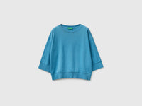 Camisola de gola redonda em algodão e lã - ucb_image_FS