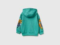 Oversized sweatshirt with zip and prints - ucb_image_BS