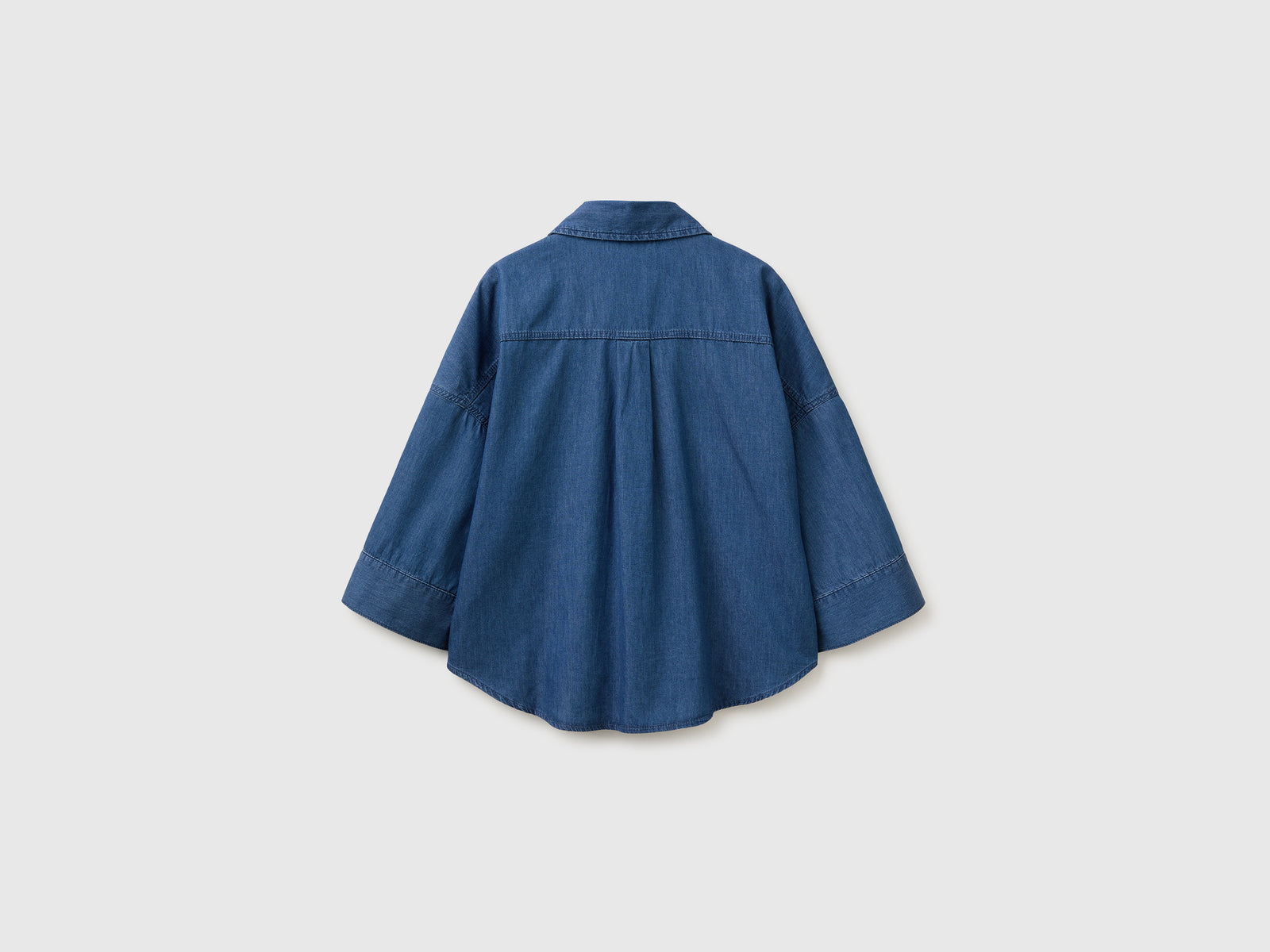 Flared chambray shirt - ucb_image_BS