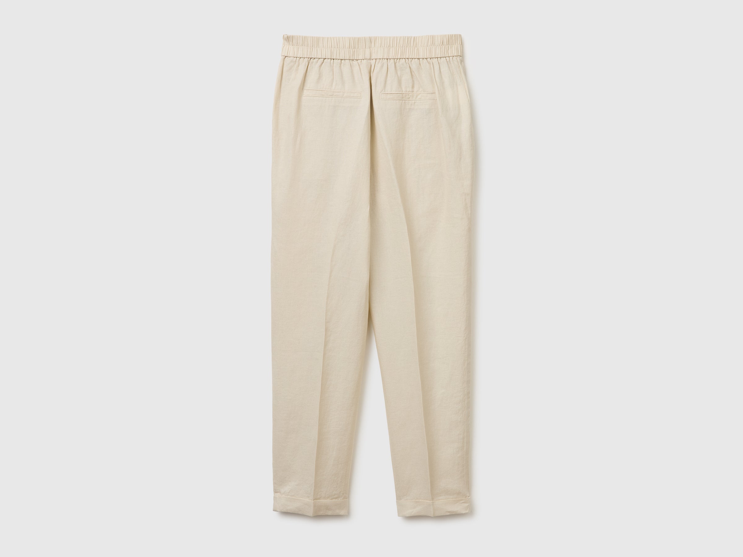 100% linen cigarette trousers - ucb_image_BS