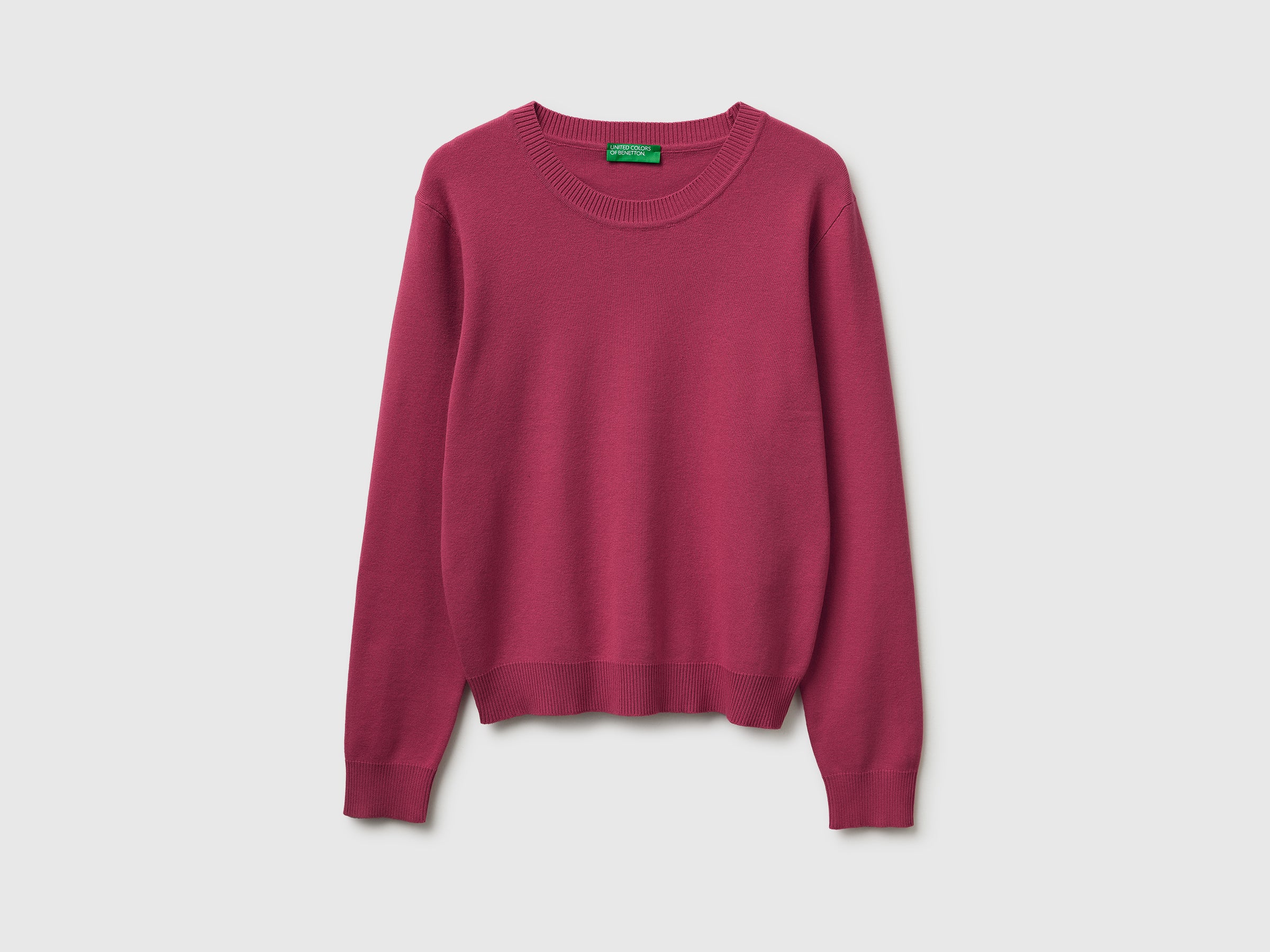 Plum sweater in cotton tricot - ucb_image_FS