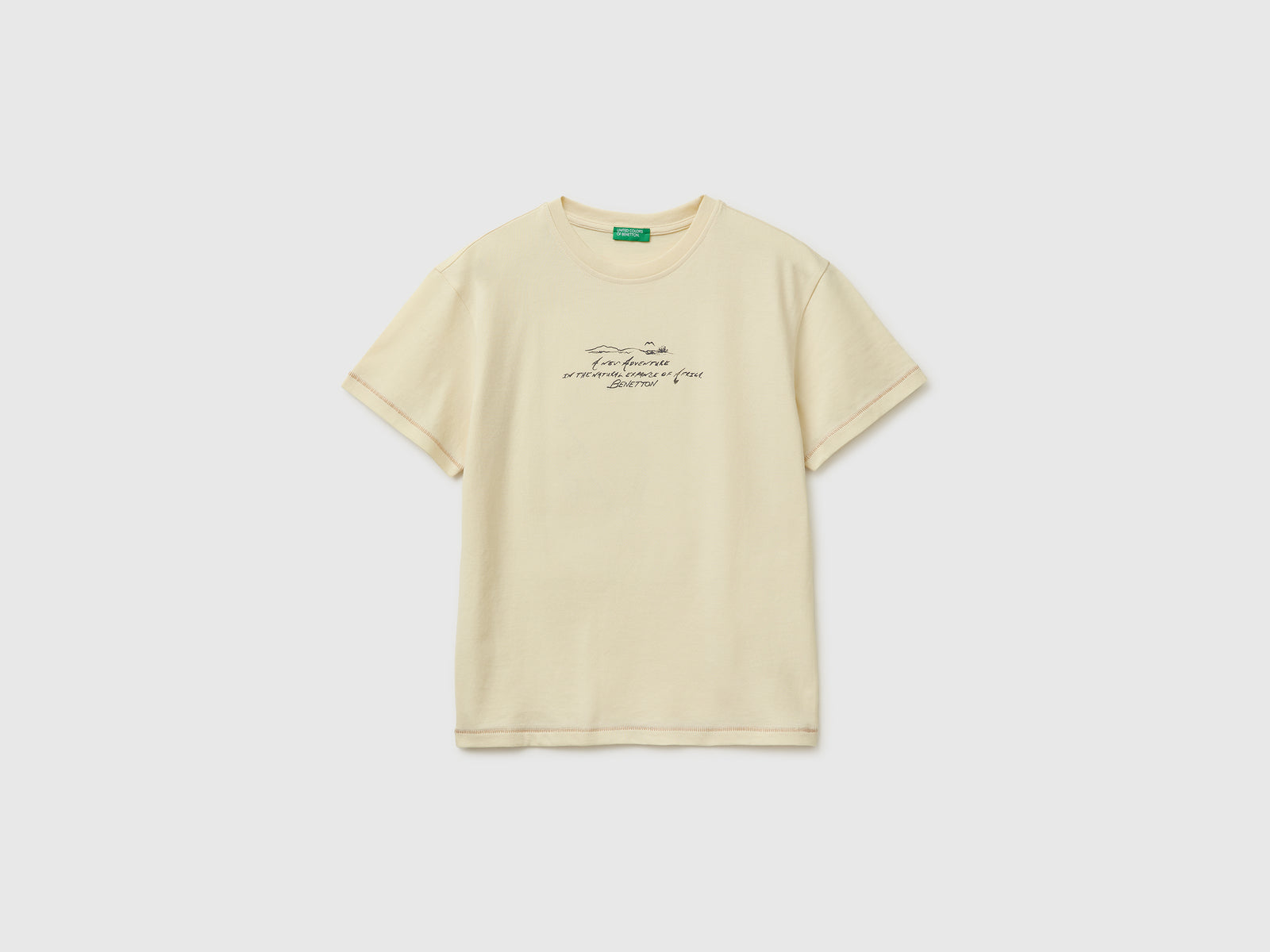 Oversized T-shirt with print and embroidery - ucb_image_FS