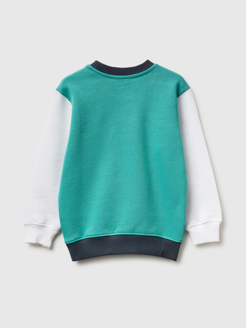 Organic cotton sweatshirt with logo print - ucb_image_BS
