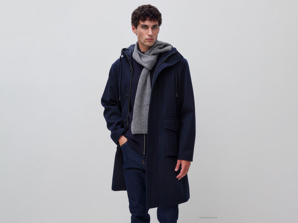 Parka em pano de lã mista - ucb_image_F