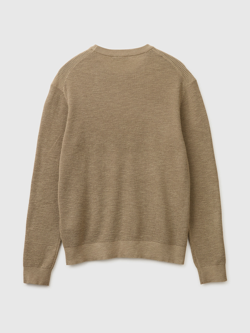 Crew neck sweater in linen blend - ucb_image_BS