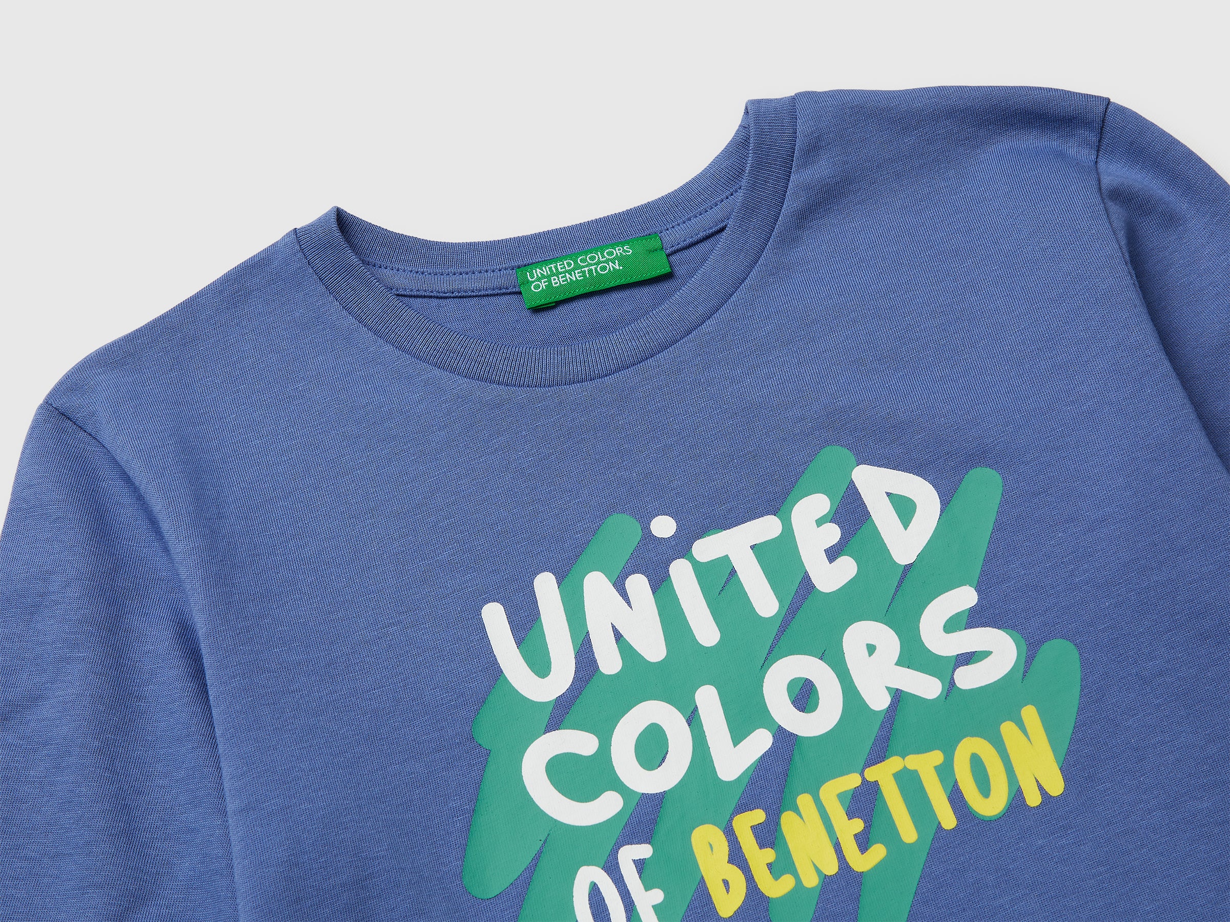 T-shirt in organic cotton with logo print - ucb_image_DS1