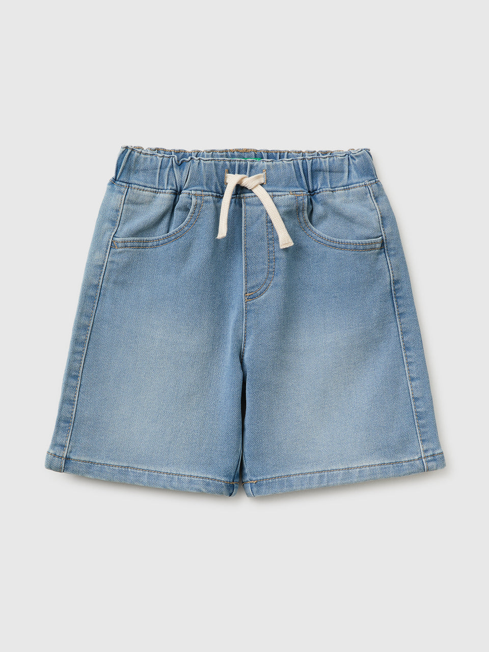 Denim-effect Bermuda shorts - ucb_image_FS