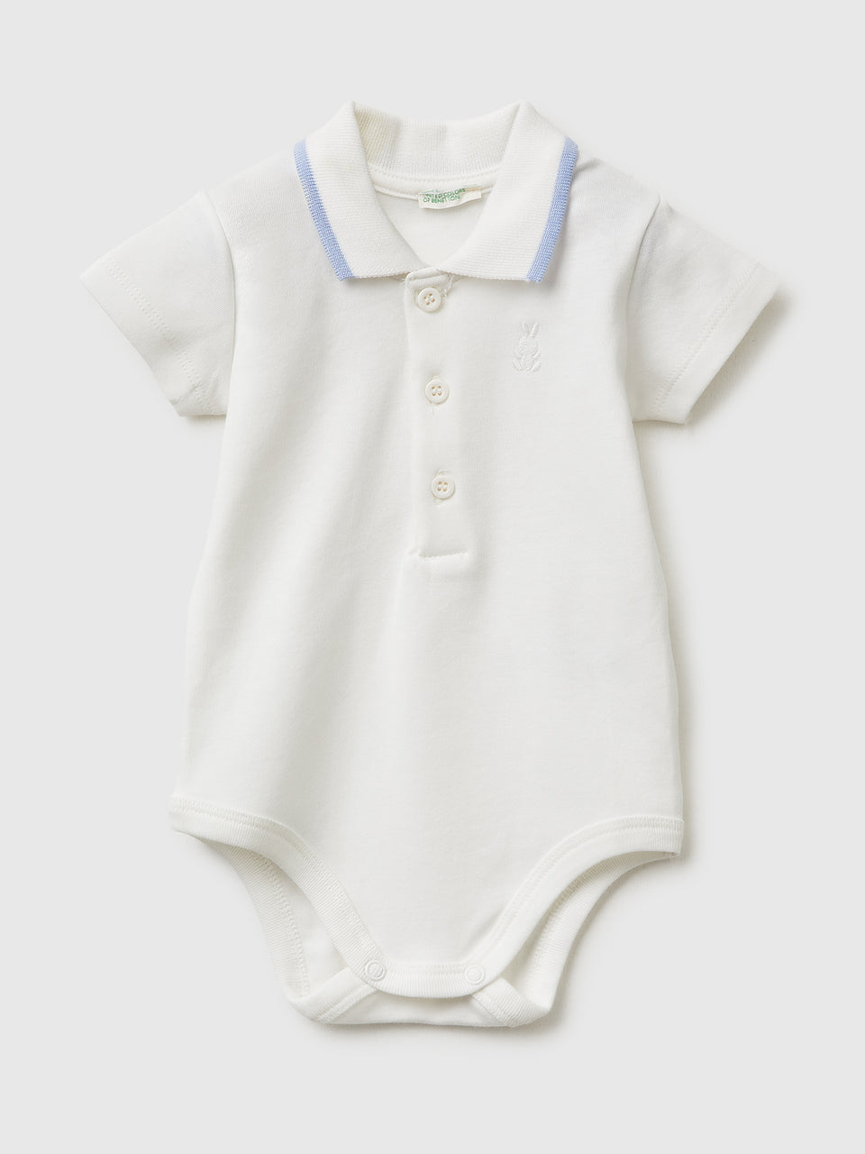 Polo onesie in organic cotton - ucb_image_FS