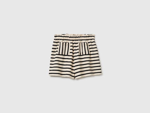 Shorts às riscas com bolsos pequenos - ucb_image_FS