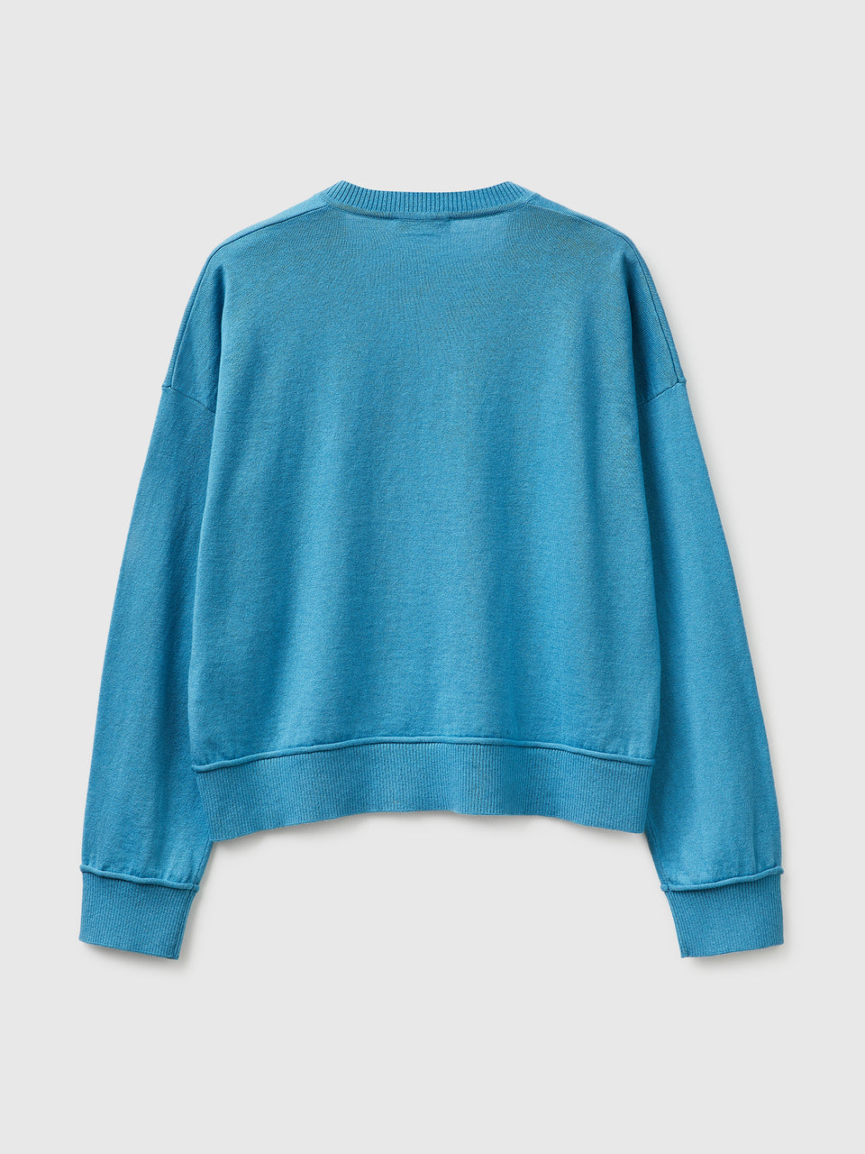V-neck sweater in cotton and wool - ucb_image_BS
