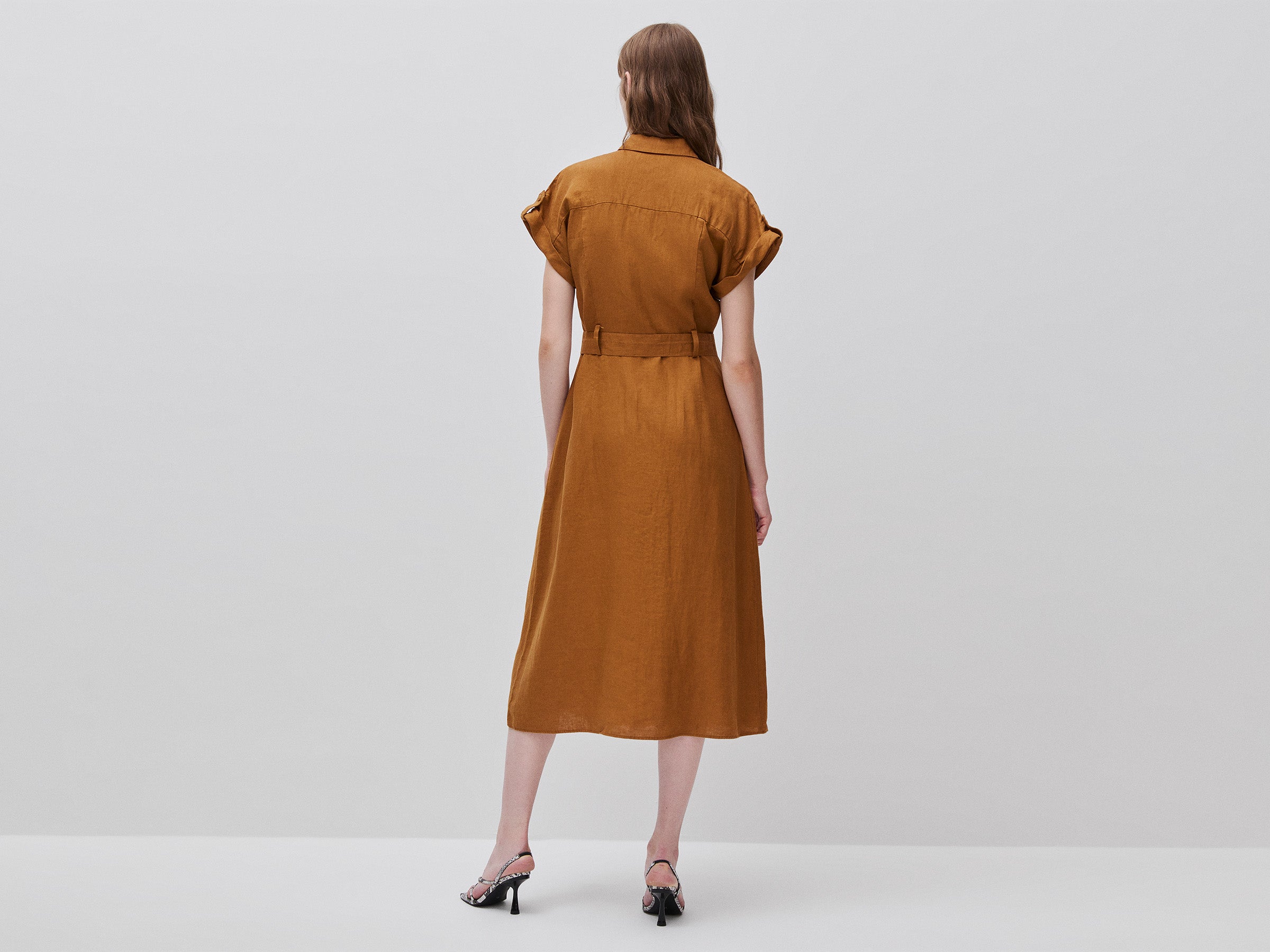 Chemise midi em linho puro - ucb_image_B