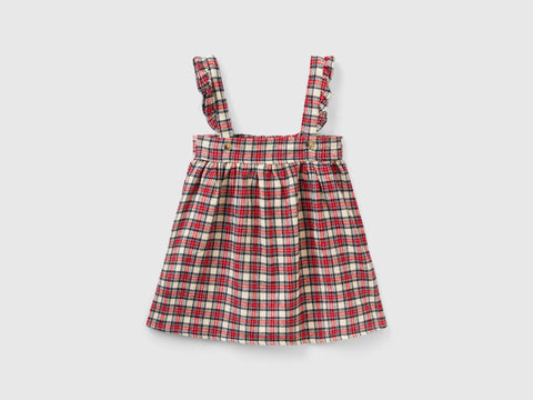 Vestido aos quadrados com folhos - ucb_image_FS
