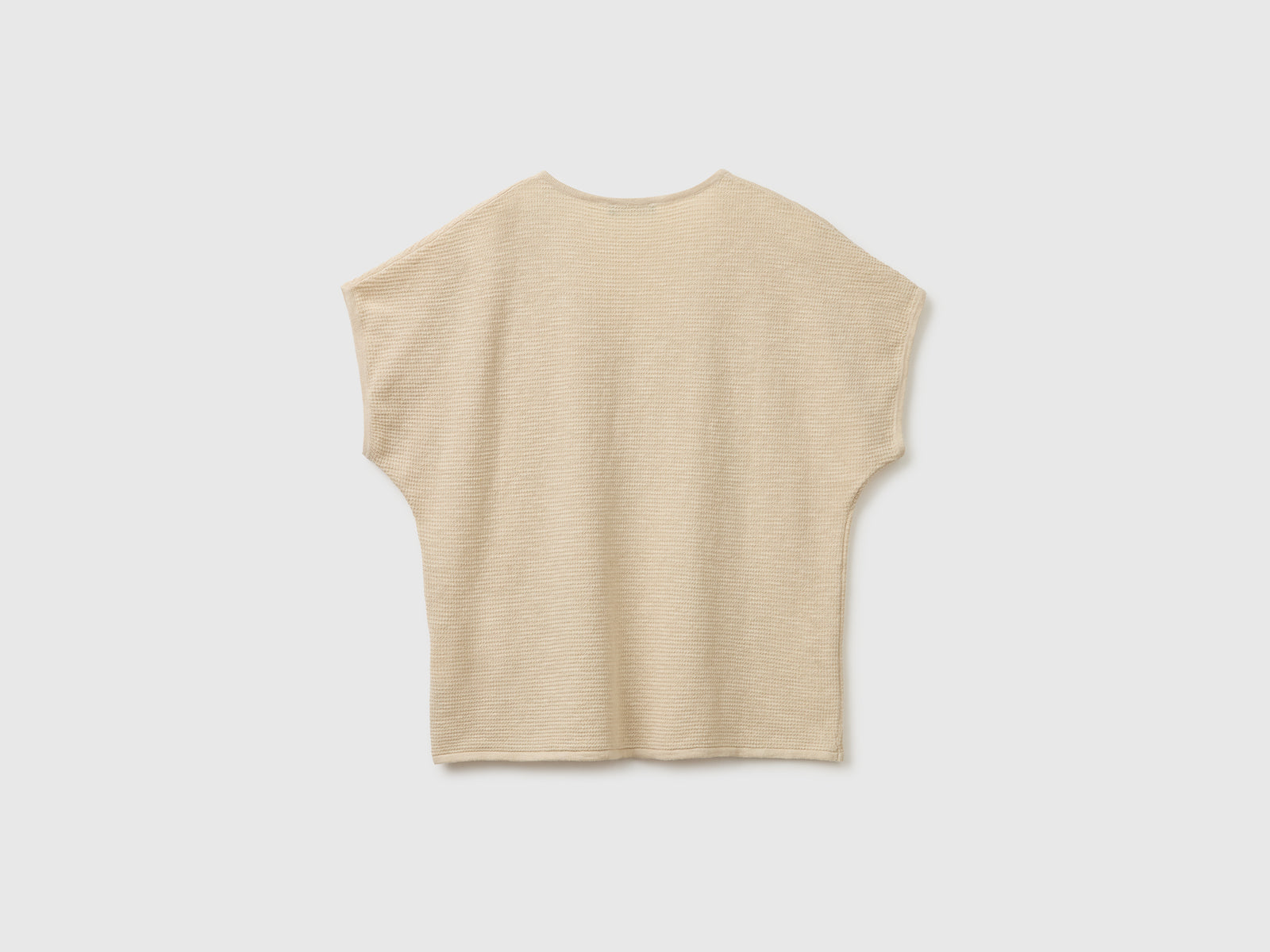 V-neck sweater in linen blend - ucb_image_BS