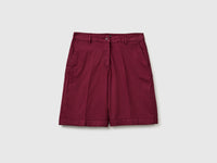Regular fit Bermuda shorts with turn-ups - ucb_image_FS