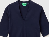 T-shirt slim fit em algodão de fibra longa - ucb_image_DS1