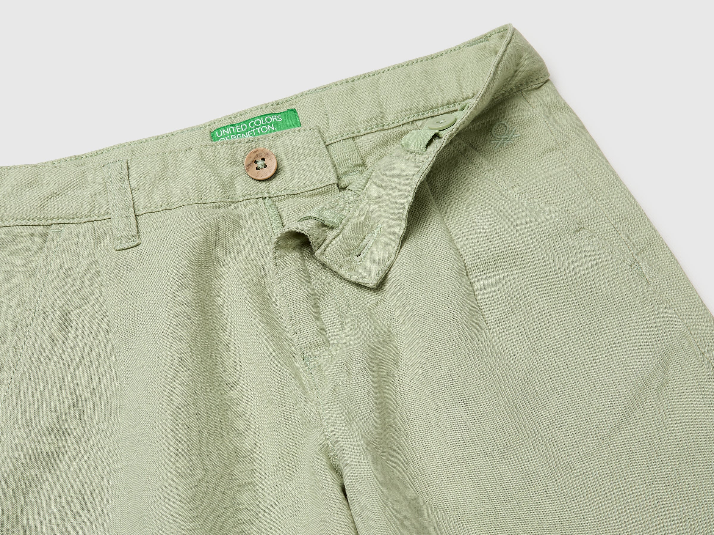 Linen blend shorts - ucb_image_DS1