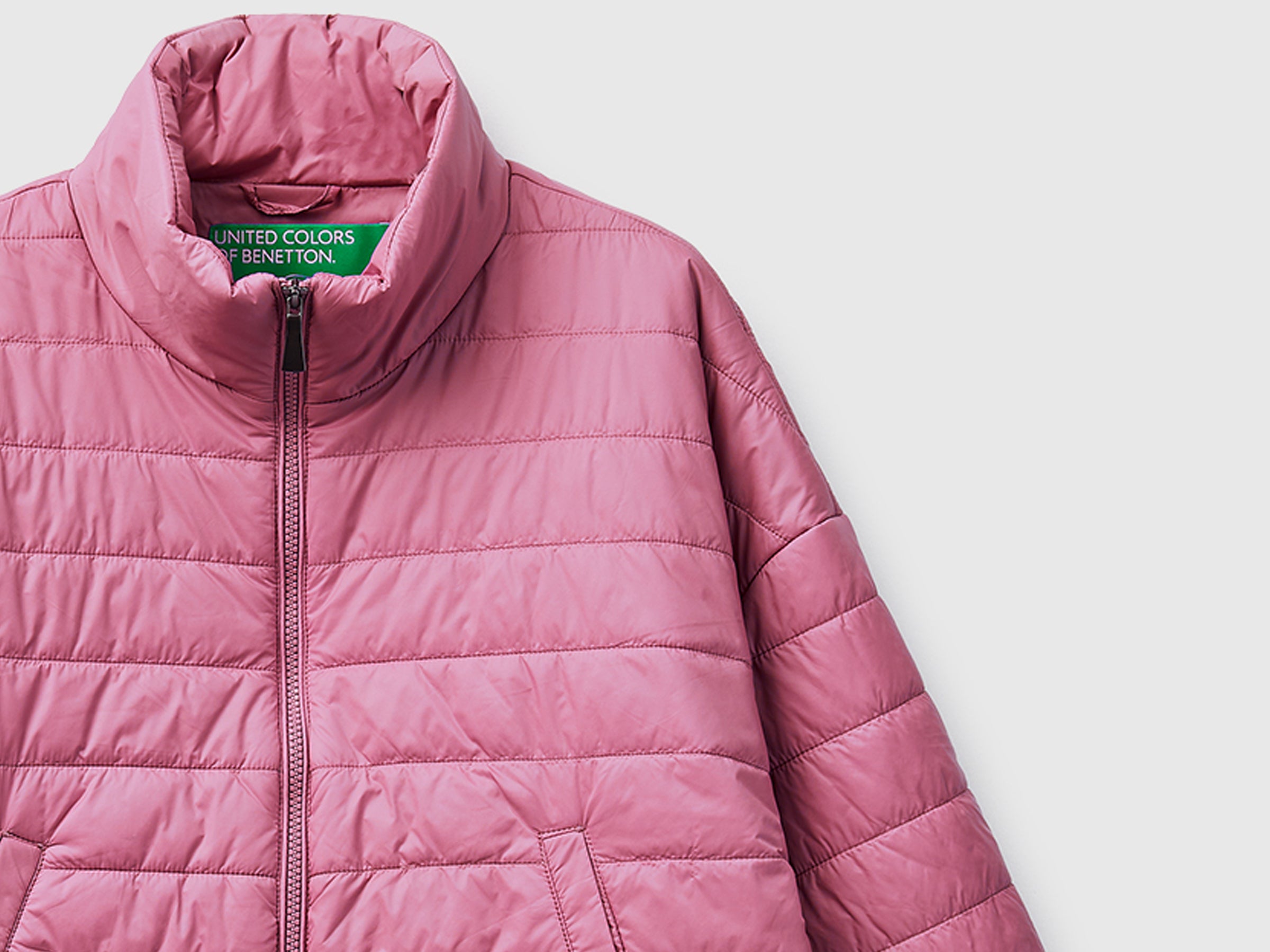 Lightweight padded jacket with 3/4 sleeves - ucb_image_DS1