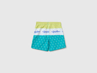 Boxers de banho color block com estampas - ucb_image_BS
