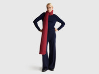 Camisola de gola alta azul-escuro em pura lã Merino - ucb_image_FY