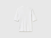 T-shirt slim fit em algodão de fibra longa - ucb_image_BS