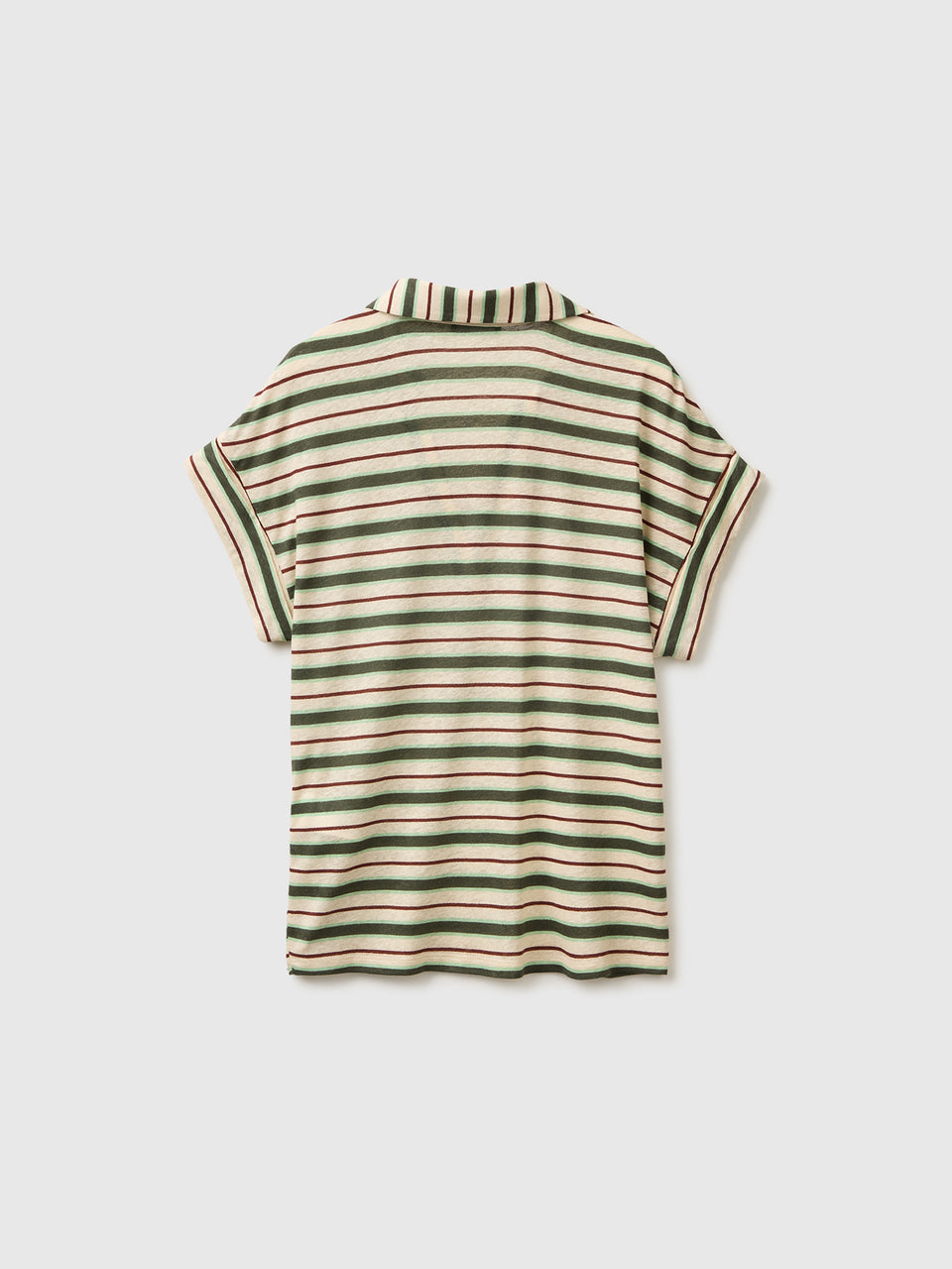 Striped polo-neck T-shirt - ucb_image_BS