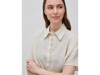 Blusa de manga curta em 100% linho - ucb_image_FY