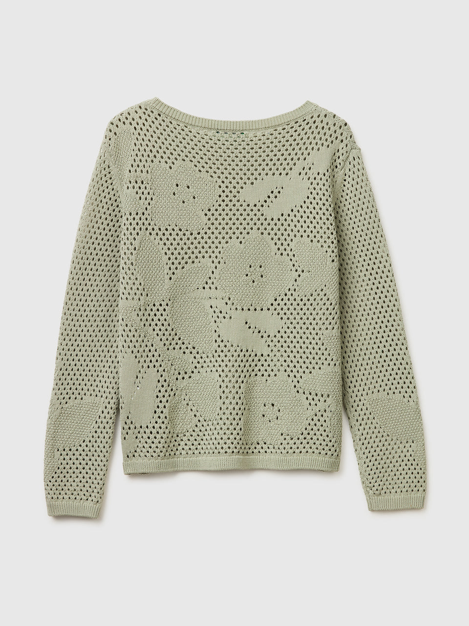 Openwork sweater with flowers - ucb_image_BS