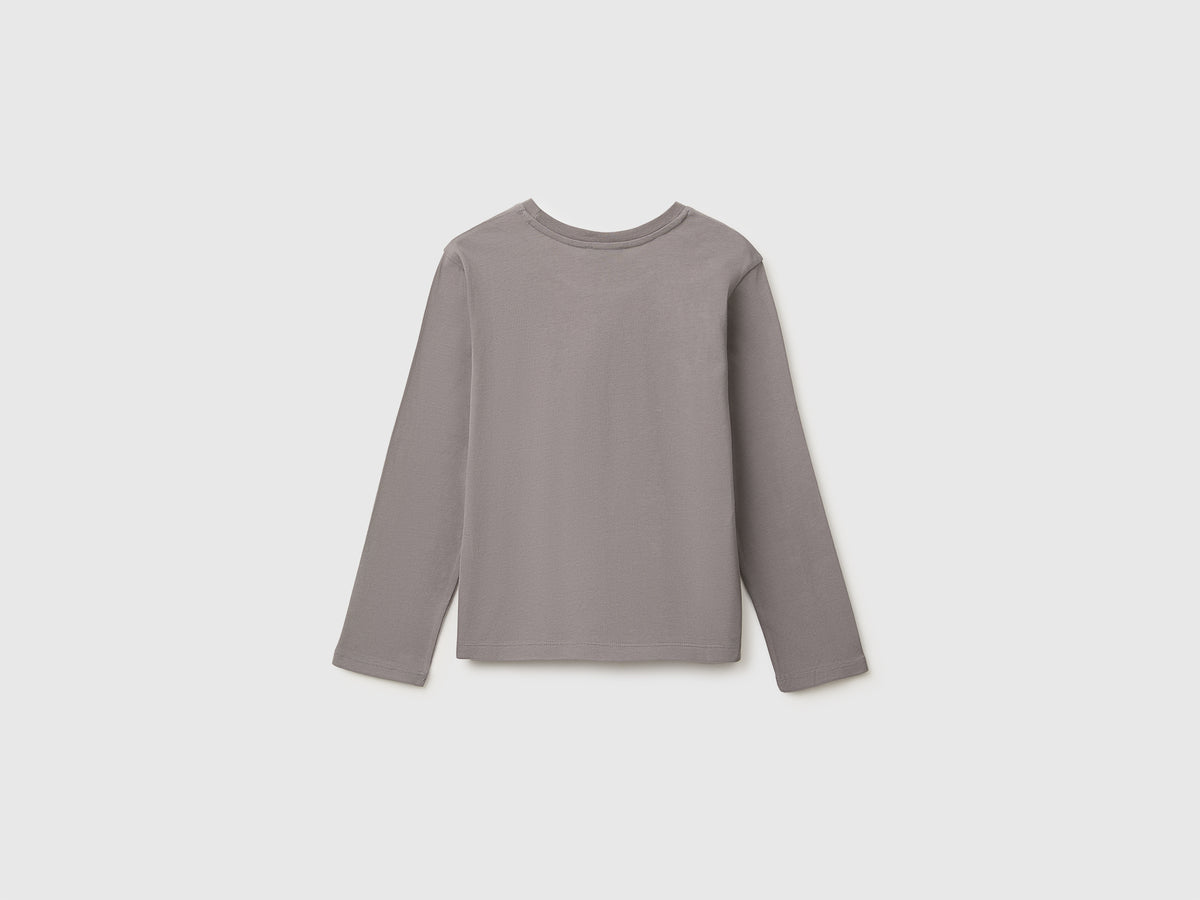 T-shirt em algodão orgânico quente com lantejoulas - ucb_image_BS