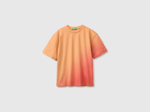 Dip dye effect T-shirt with print - ucb_image_FS