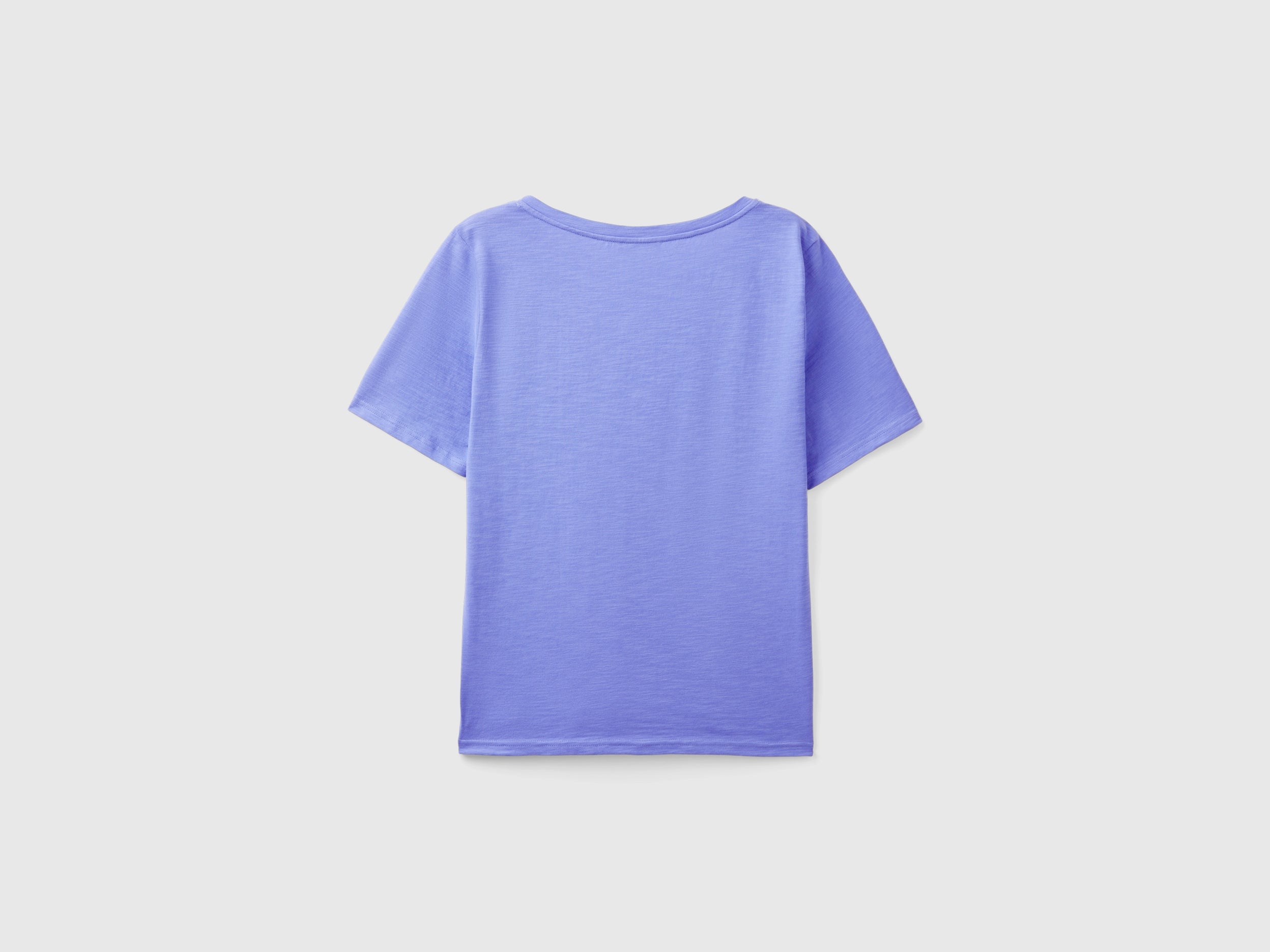 T-shirt decote em V em algodão flamé - ucb_image_BS