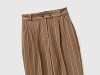 Carrot-fit pinstriped trousers - ucb_image_DS1