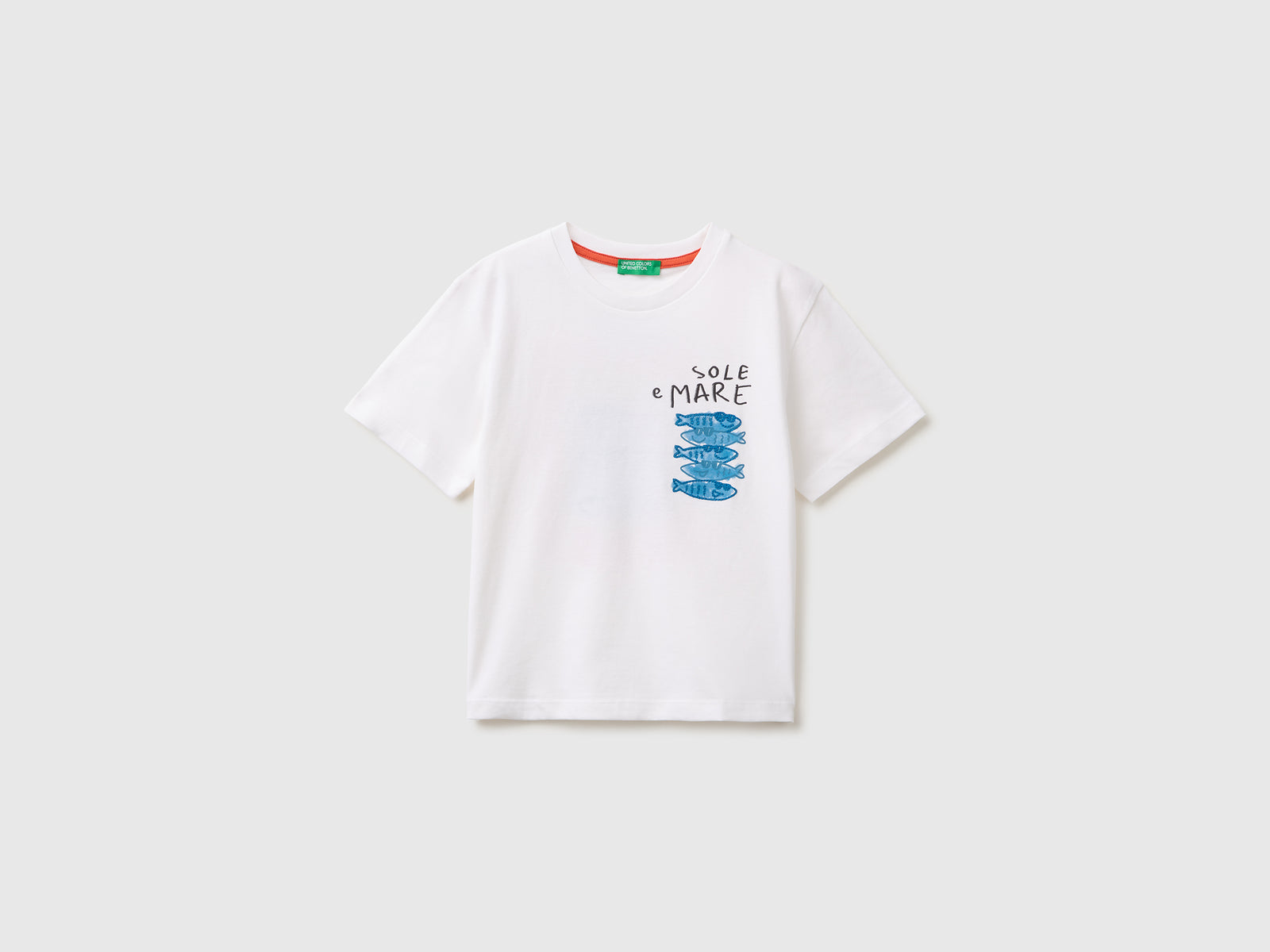 Oversized T-shirt with print and embroidery - ucb_image_FS