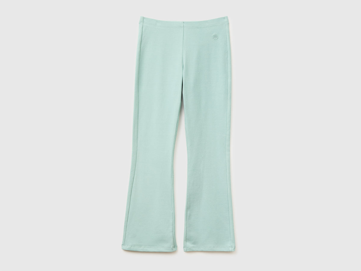 Leggings à boca-de-sino em algodão stretch - ucb_image_FS