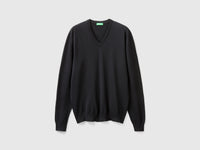 Camisola em algodão puro com decote em V - ucb_image_FS