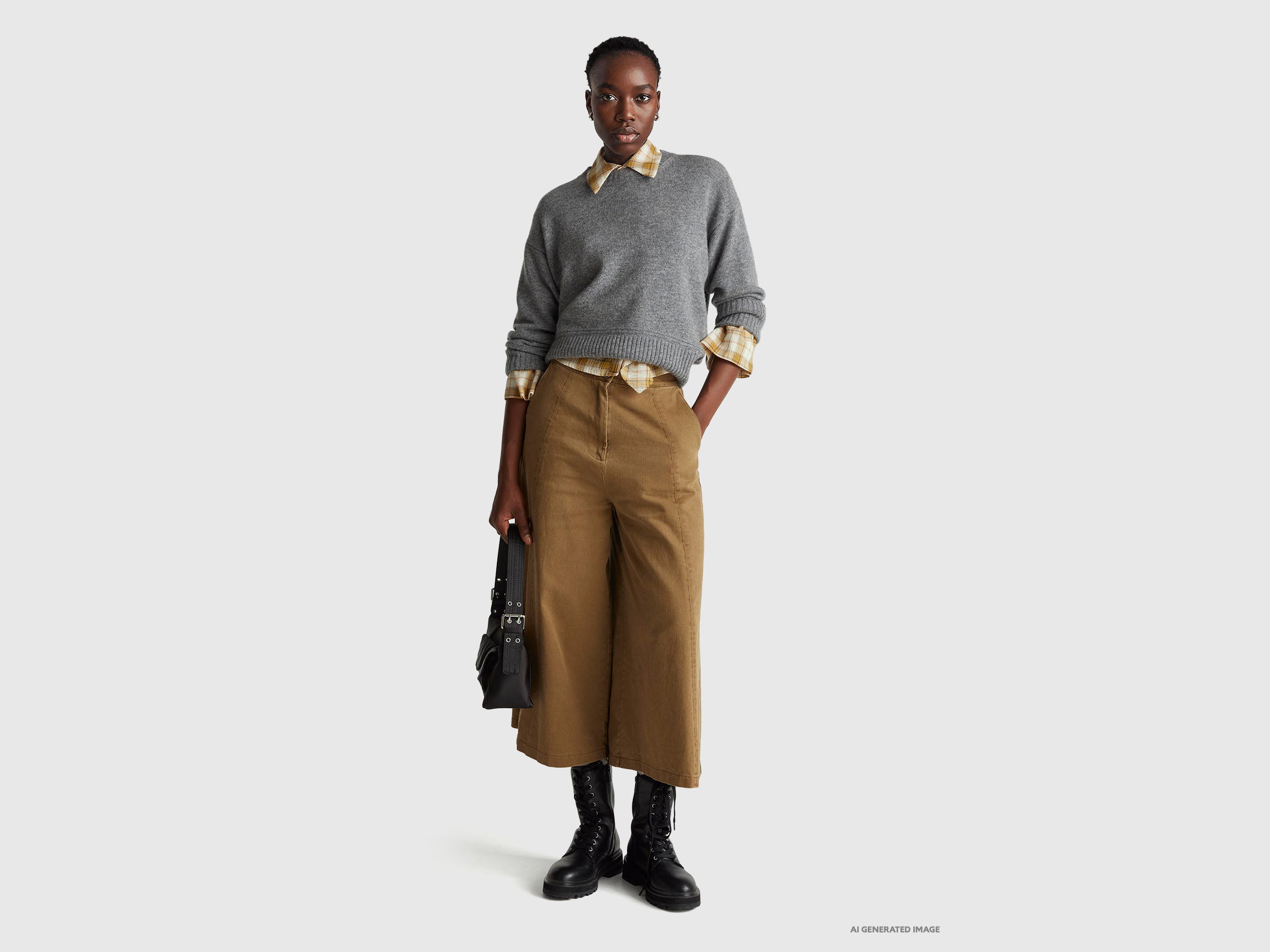 Camisa aos quadrados com folhos - ucb_image_FY