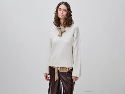 Camisola boxy fit em mistura de lã - ucb_image_F