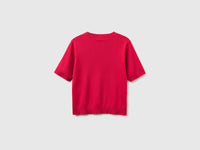 Strawberry red short sleeve sweater - ucb_image_BS
