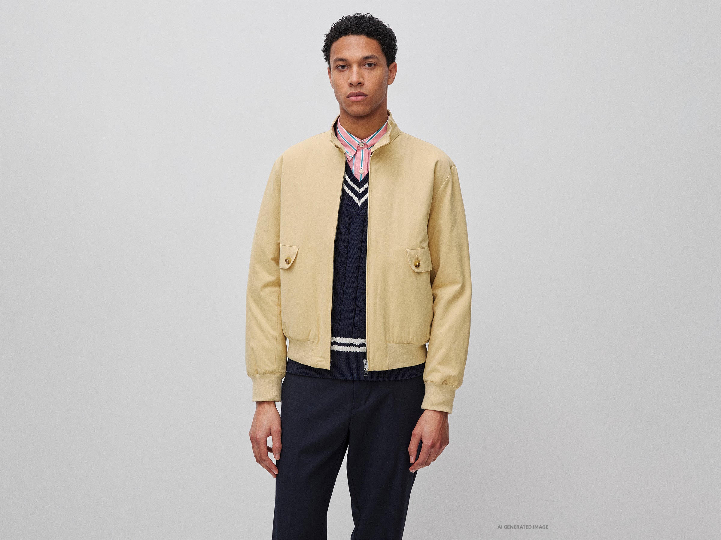 Jacket with paisley lining