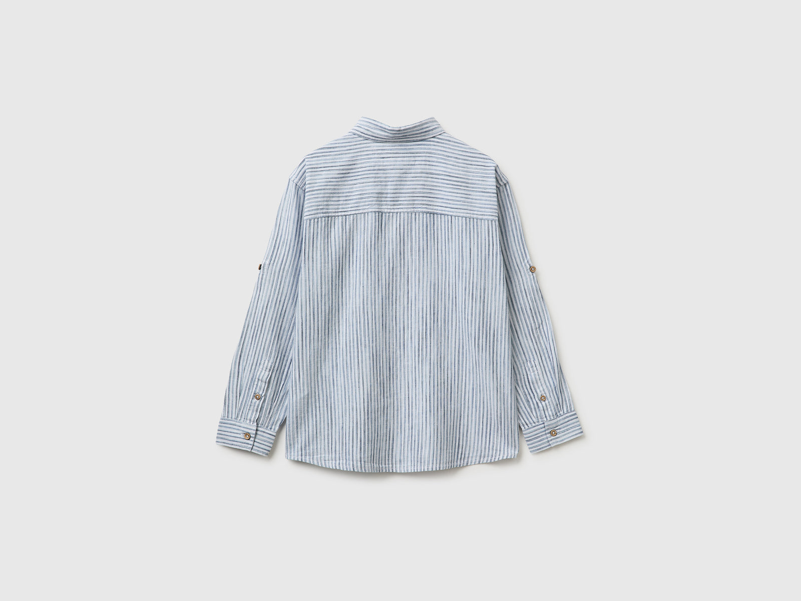 Striped linen blend shirt - ucb_image_BS