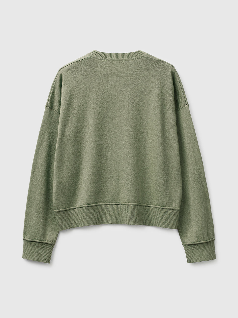 Camisola decote em V em algodão e lã - ucb_image_BS