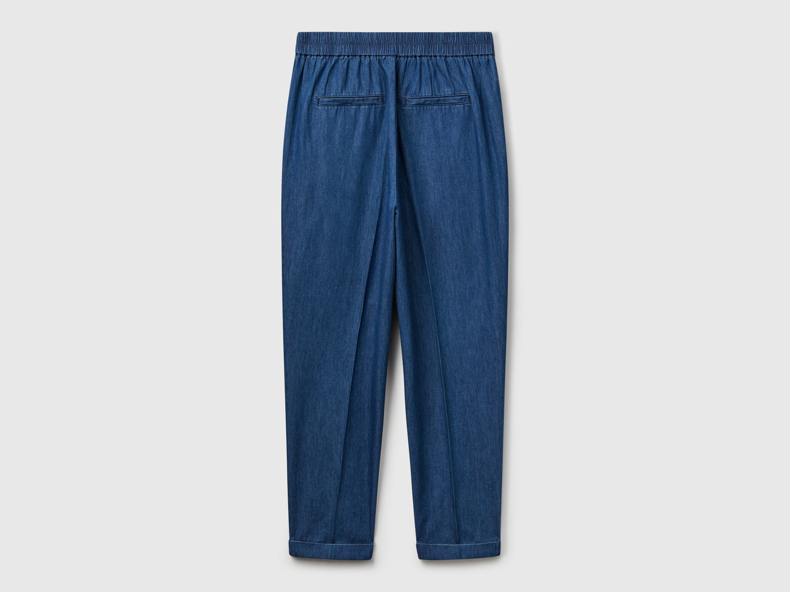 Chinos em chambray com elástico - ucb_image_BS